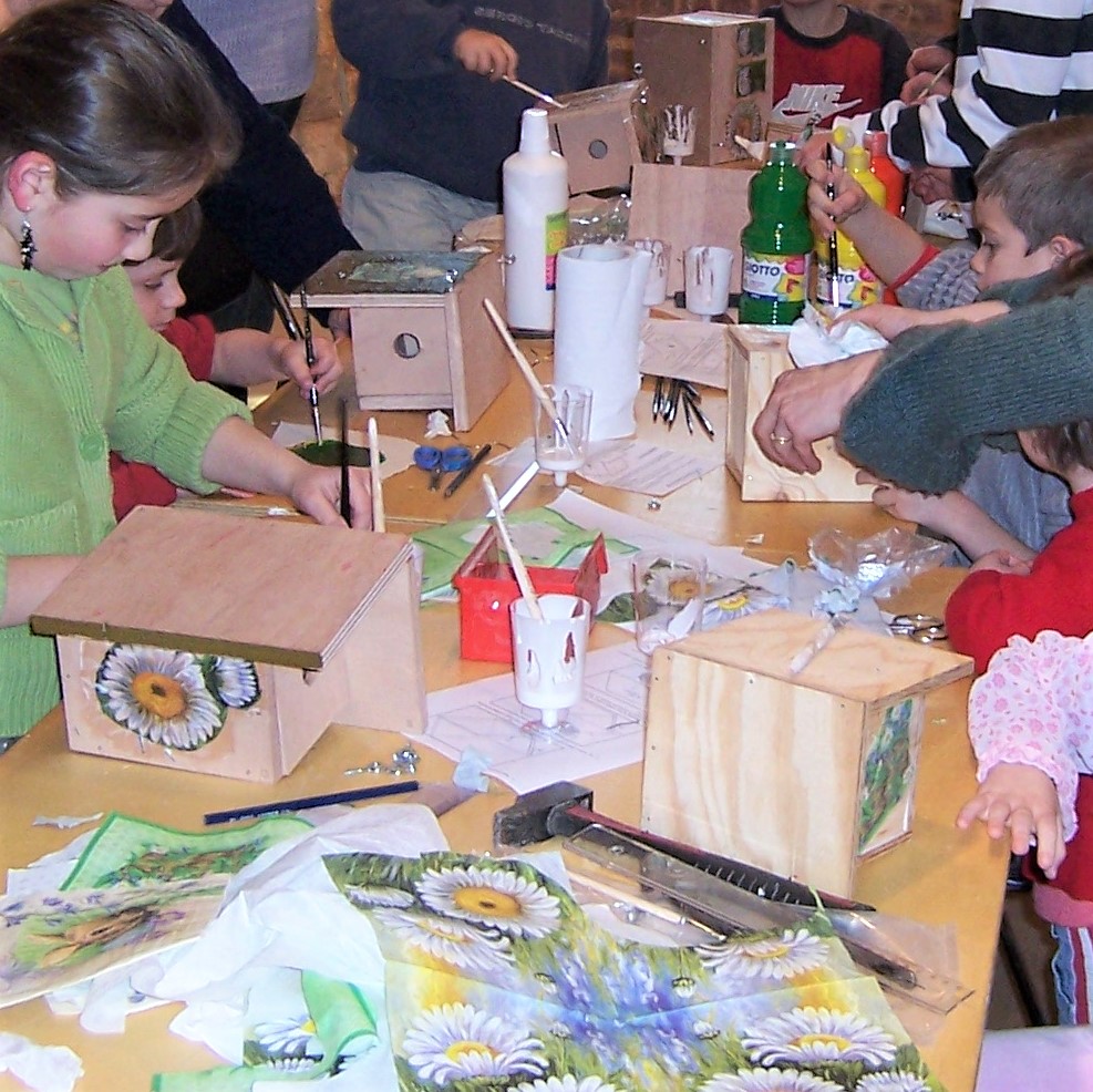 atelier-nichoir jardins de l'abbaye saint Georges